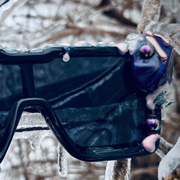 Oversized UFO Galaxy Sunglasses by Drip Creations main image 7